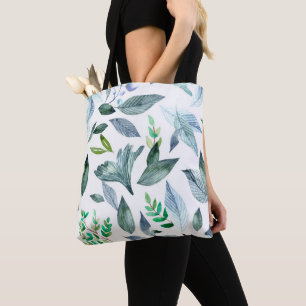 Wasserfarbengefallene Blätter 11 Tasche