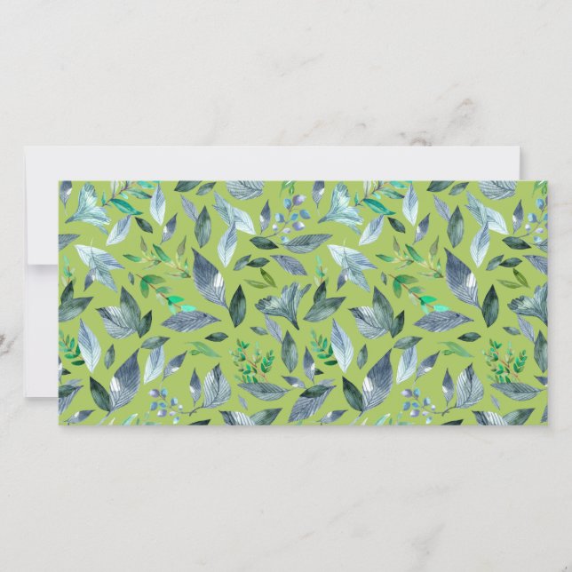 Wasserfarbengefallene Blätter 6 Ankündigung (Vorderseite)