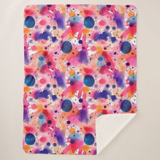 Wasserfarbengeplagte Sherpadecke