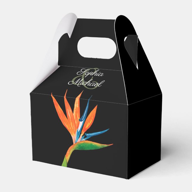 Wasserfarbengezwitscher Geschenkschachtel (Vorderseite)