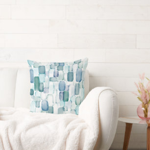 Wasserfarbenglas Kissen