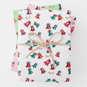 Wasserfarbenglocken HandGezeichnet Personalisierte Geschenkpapier Set