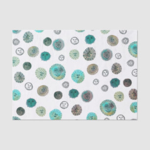 Wasserfarbenhappy Suns Pattern Geschenk Seidenpapier