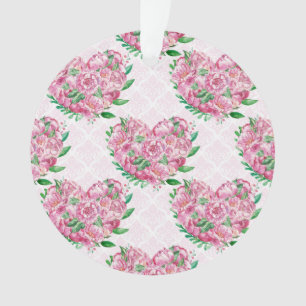 Wasserfarbenherz Ornament
