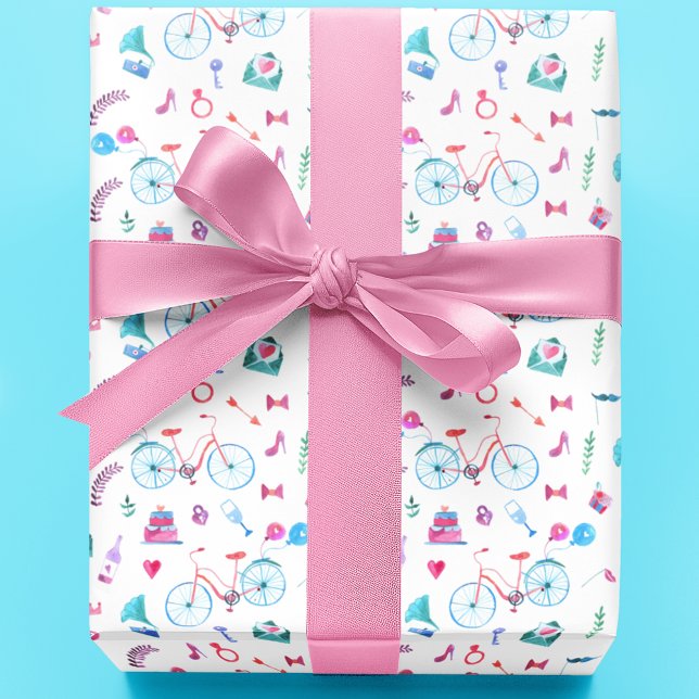 Wasserfarbenhochzeit Geschenkpapier (Von Creator hochgeladen)