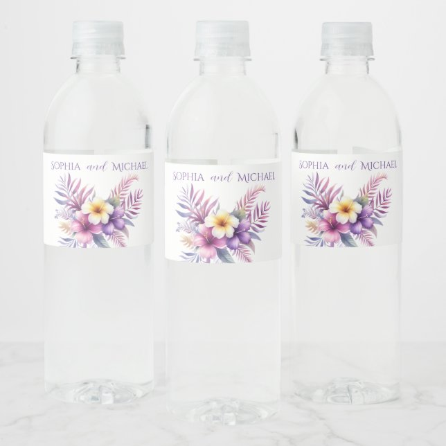 Wasserfarbeninsel Romance-Wedding (Flaschen)
