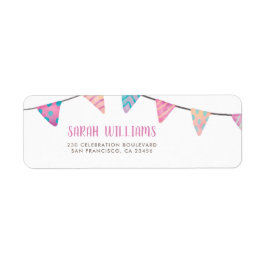 Wasserfarbenjagd & Moderne Script-Rücksendeadresse