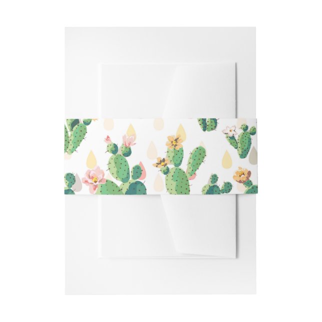 Wasserfarbenkaktus Floral Bly Band (Vorderseite Beispiel)