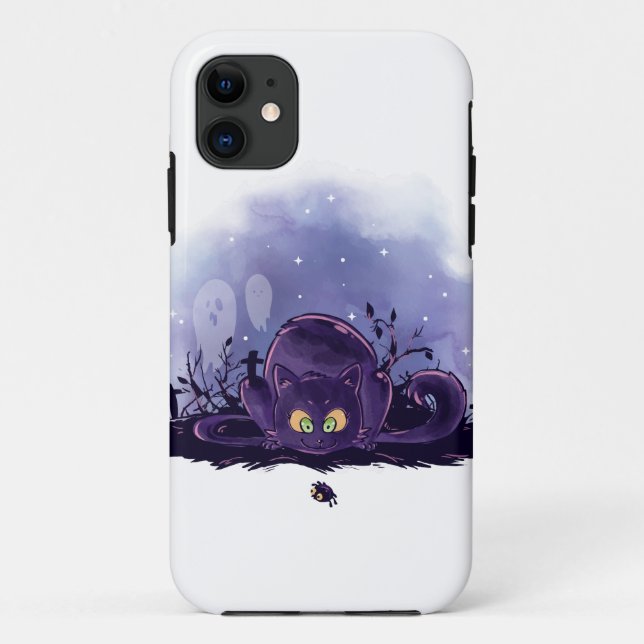 Wasserfarbenkatze Case-Mate iPhone Hülle (Rückseite)
