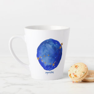 Wasserfarbenkonstellation von Capricorn Milchtasse