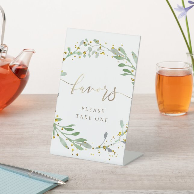 Wasserfarbenkranz begünstigt das Podest-Zeichen Sockelschild (In SItu)