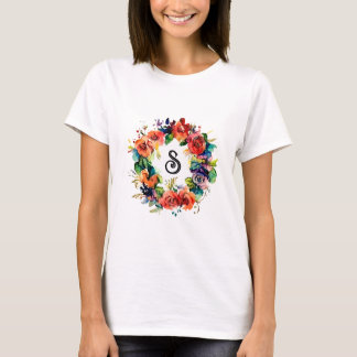 Wasserfarbenkranz T-Shirt