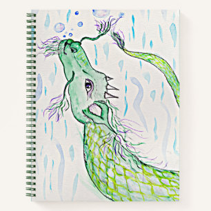 Wasserfarbenkunst des Sees Notizbuch
