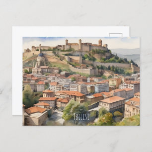 Wasserfarbenkunst Tiflis Postkarte