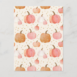 Wasserfarbenkürbis Postkarte