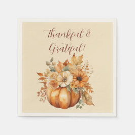 Wasserfarbenkürbis Serviette