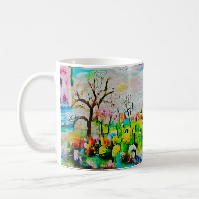 Wasserfarbenlandschaft 2 kaffeetasse (Links)