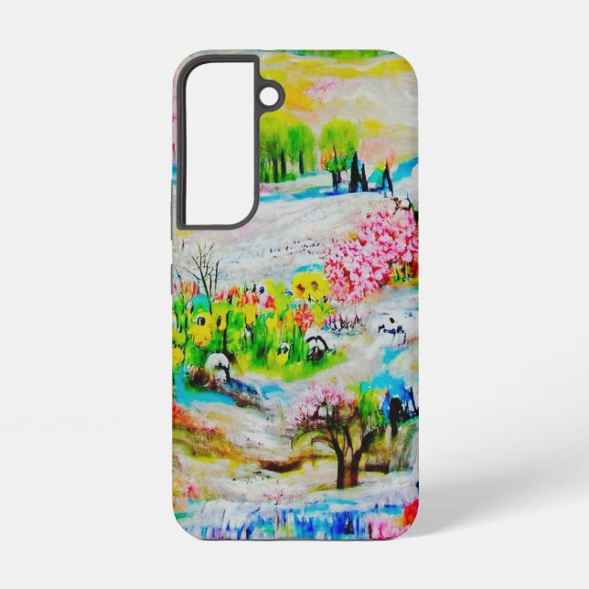 Wasserfarbenlandschaft 2 samsung galaxy hülle (Rückseite)