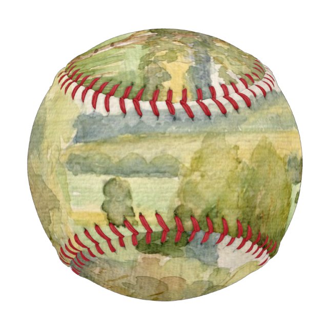 Wasserfarbenlandschaft Baseball (Vorderseite)