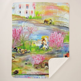 Wasserfarbenlandschaft Sherpadecke