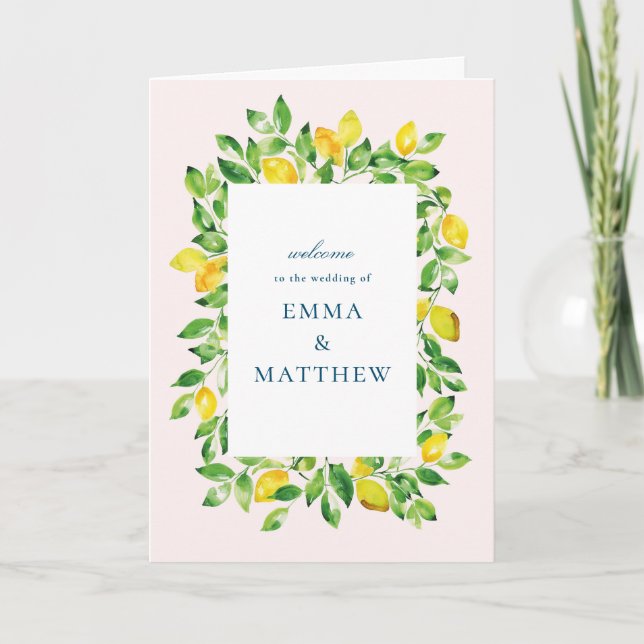 Wasserfarbenlemon Mittelmeerkügelt Programm (Vorderseite)