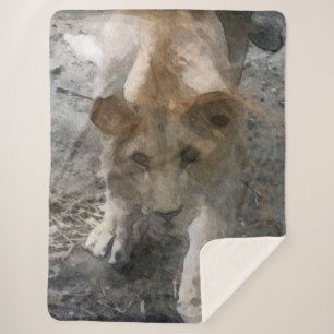 Wasserfarbenlioness Sherpadecke