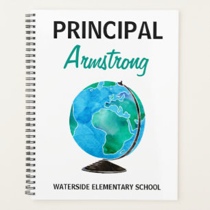 Wasserfarbenlobe Personalisiert Planer