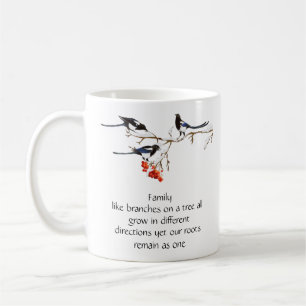 Wasserfarbenmagpie Familienangebot Tierart    Natu Kaffeetasse