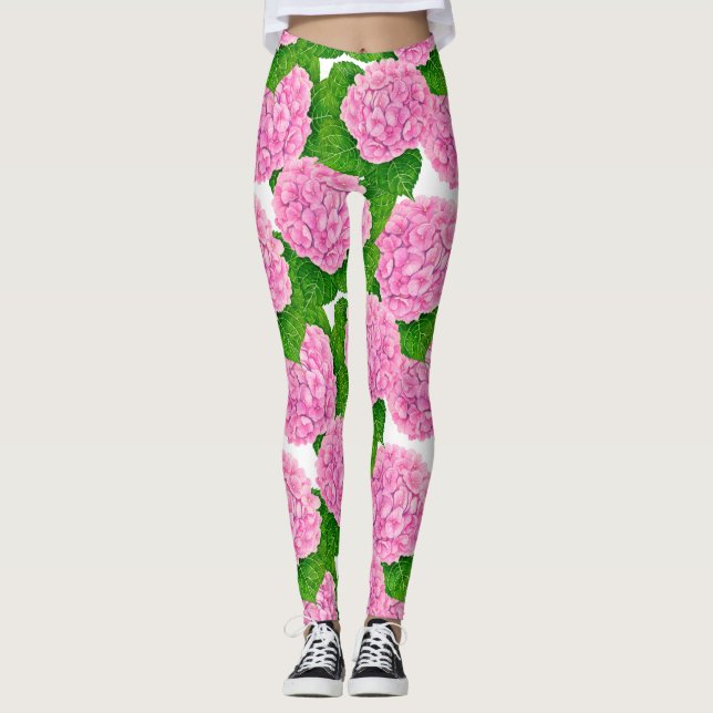 Wasserfarbenmuster Leggings (Vorderseite)