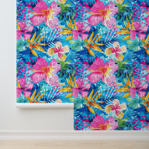 Wasserfarbenparadies Blut Tapete