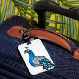 Wasserfarbenpfeife Gepäckanhänger