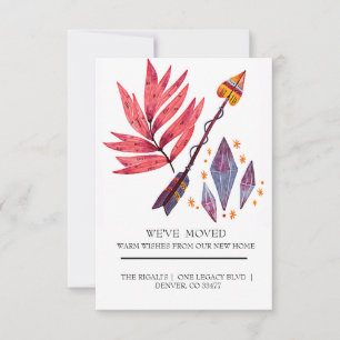 Wasserfarbenpfeil und Diamanten