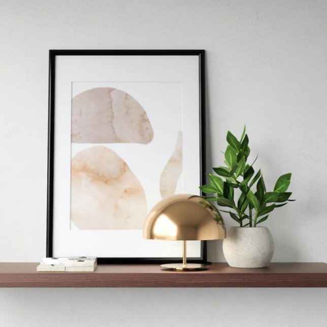 Wasserfarbenposter Abstrakt Geometrische moderne K Poster (Von Creator hochgeladen)