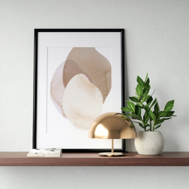 Wasserfarbenposter Abstrakt Geometrische moderne K Poster (Von Creator hochgeladen)