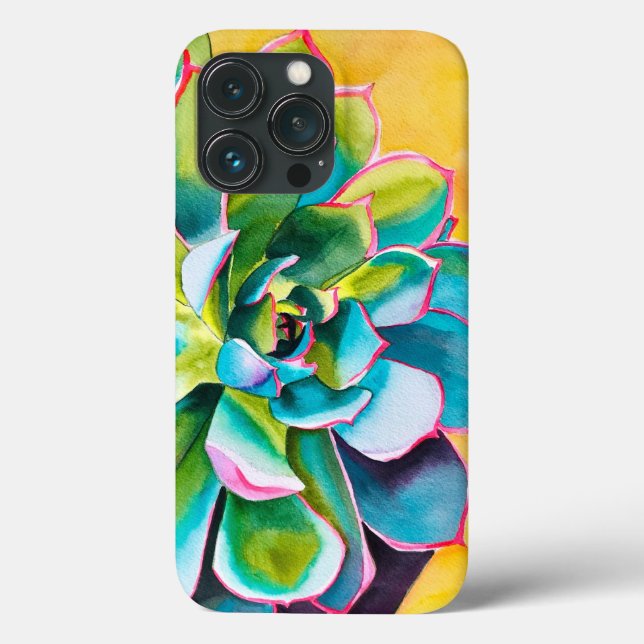 Wasserfarbenprächtig botanisch Case-Mate iPhone hülle (Rückseite)