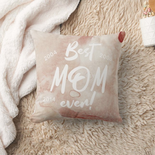 Wasserfarbenpräparat Beste Mama Muttertag Kissen (Decke)
