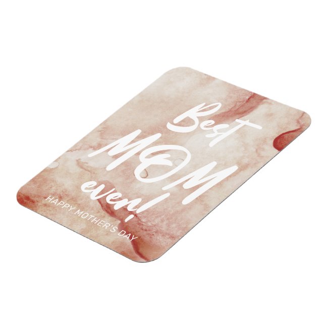 Wasserfarbenpräparat Beste Mama Muttertag Magnet (Linke Seite)