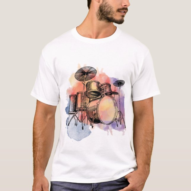 Wasserfarbenpräparate T-Shirt (Vorderseite)