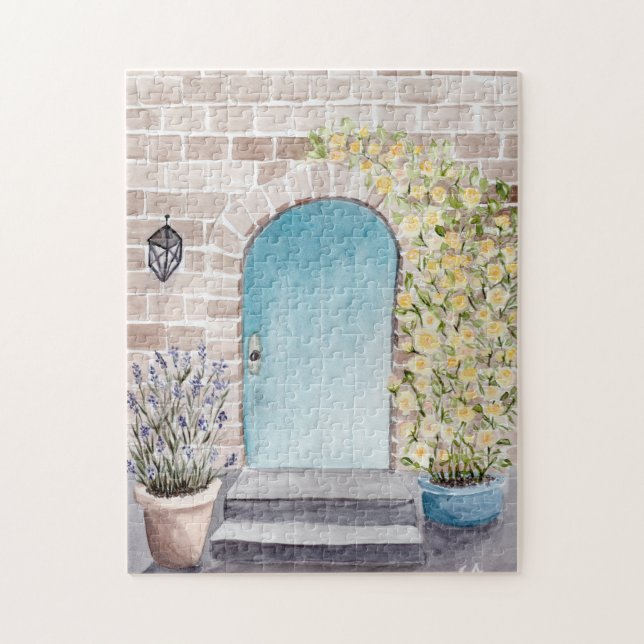 Wasserfarbenpuzzle (Vertikal)