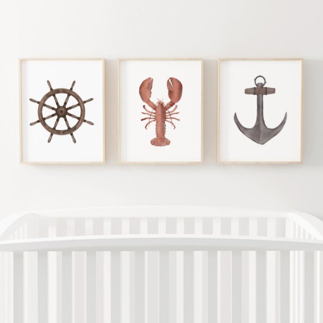 Wasserfarbenraderanker Bilderwand Sets (Von Creator hochgeladen)