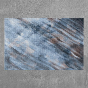 Wasserfarbenregen auf dem Zinn-Dach-Puzzle