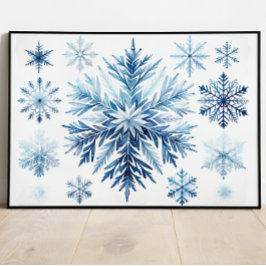 Wasserfarbensammlung Poster