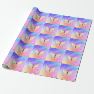 Wasserfarbenschmetterling Geschenkpapier