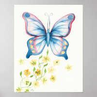 Wasserfarbenschmetterling von Victoria Grigaliunas
