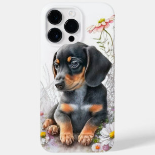 WASSERFARBENSCHWARZ UND DACKEL-HUND Case-Mate iPhone 14 PRO MAX HÜLLE