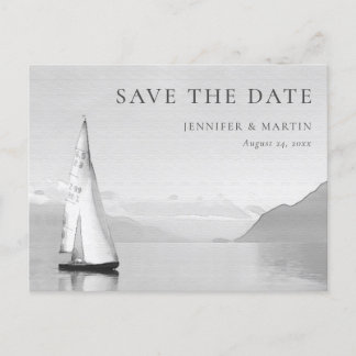 Wasserfarbensee Save the Date Postkarten