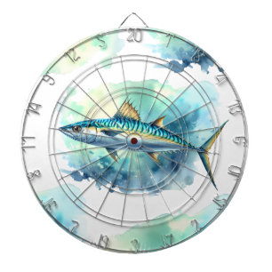 Wasserfarbenserie: Mackerel Dartscheibe