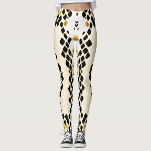 Wasserfarbensnakeskin: extravagantes Muster Leggings
