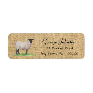 Wasserfarbensuffolk Sheep
