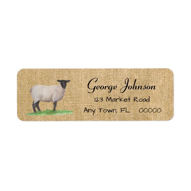 Wasserfarbensuffolk Sheep (Vorne)